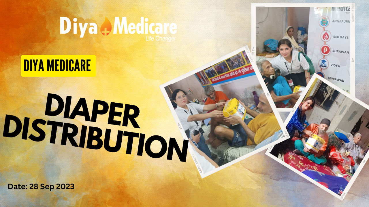 Diaper Distribution at Old Age in Sep 2023